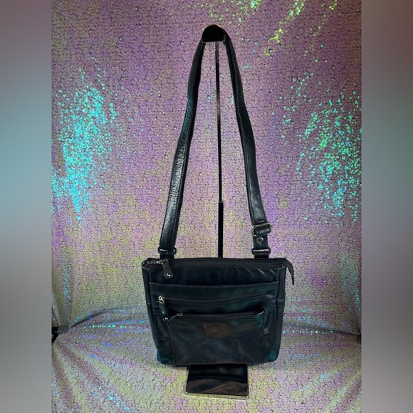 Two Black Leather Crossbody Bags - Picture 2 of 10